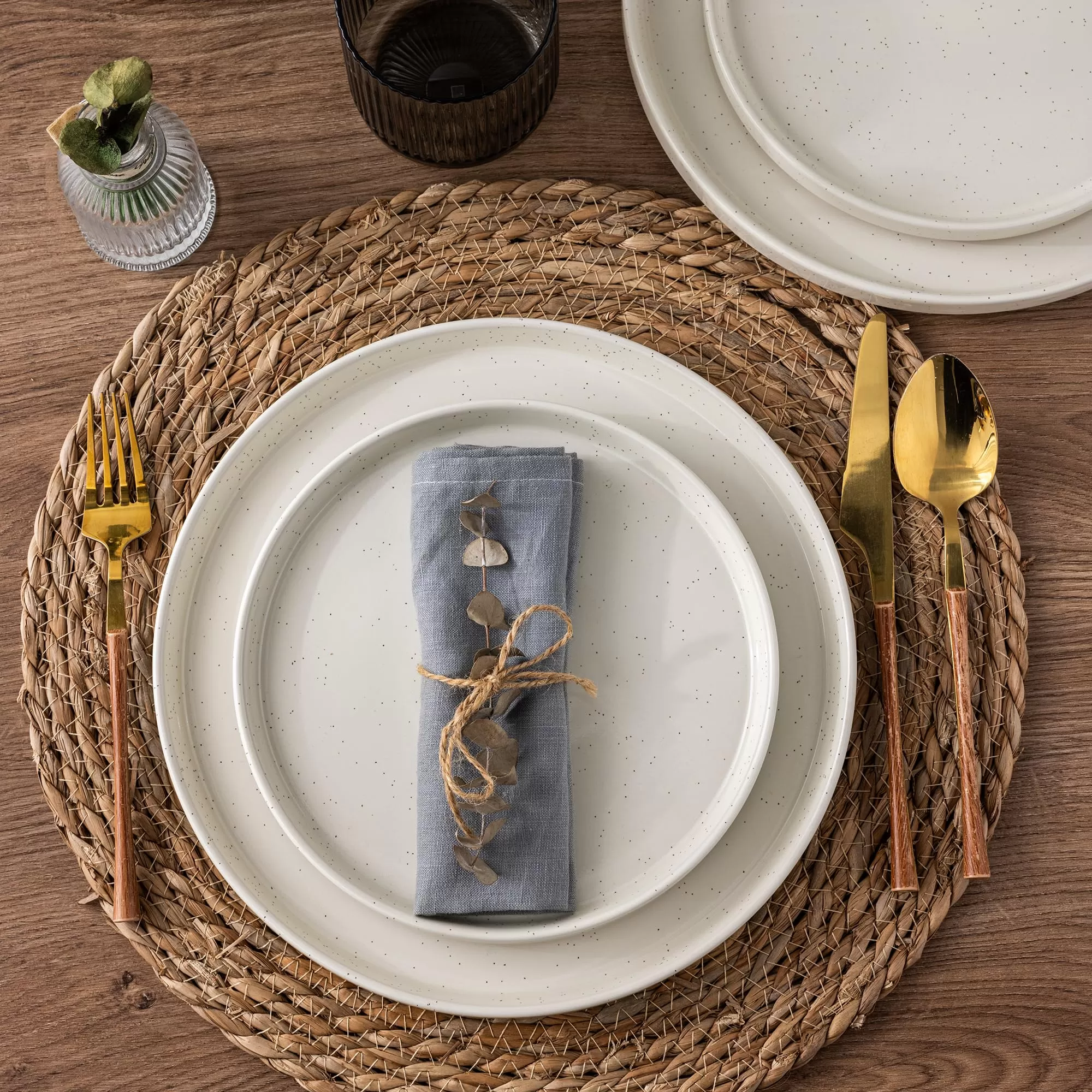 Ceramic Speckled Stoneware Dinnerware SetFabrik i Kina 