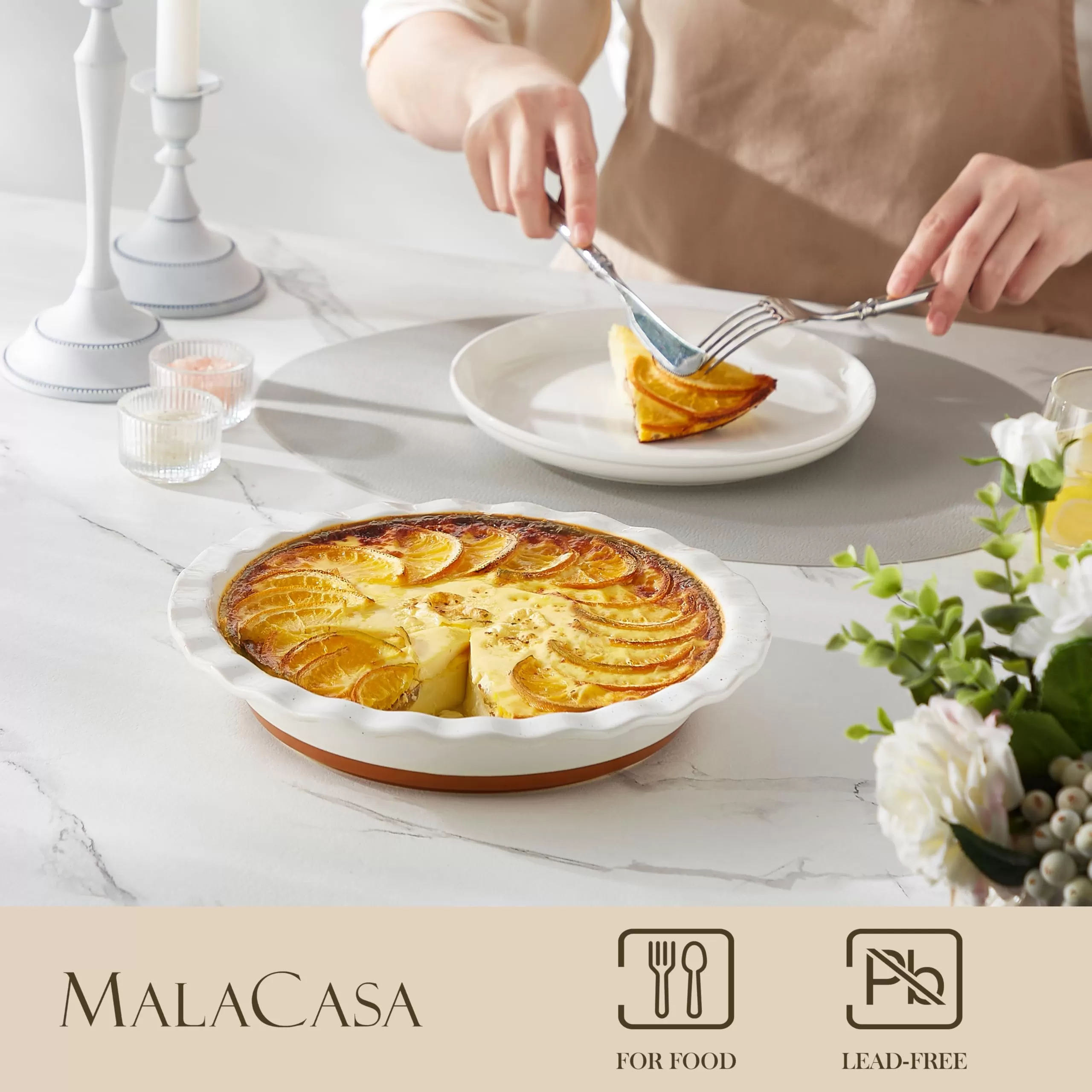 Keramisk nonstick pie pan -fabrik i Kina