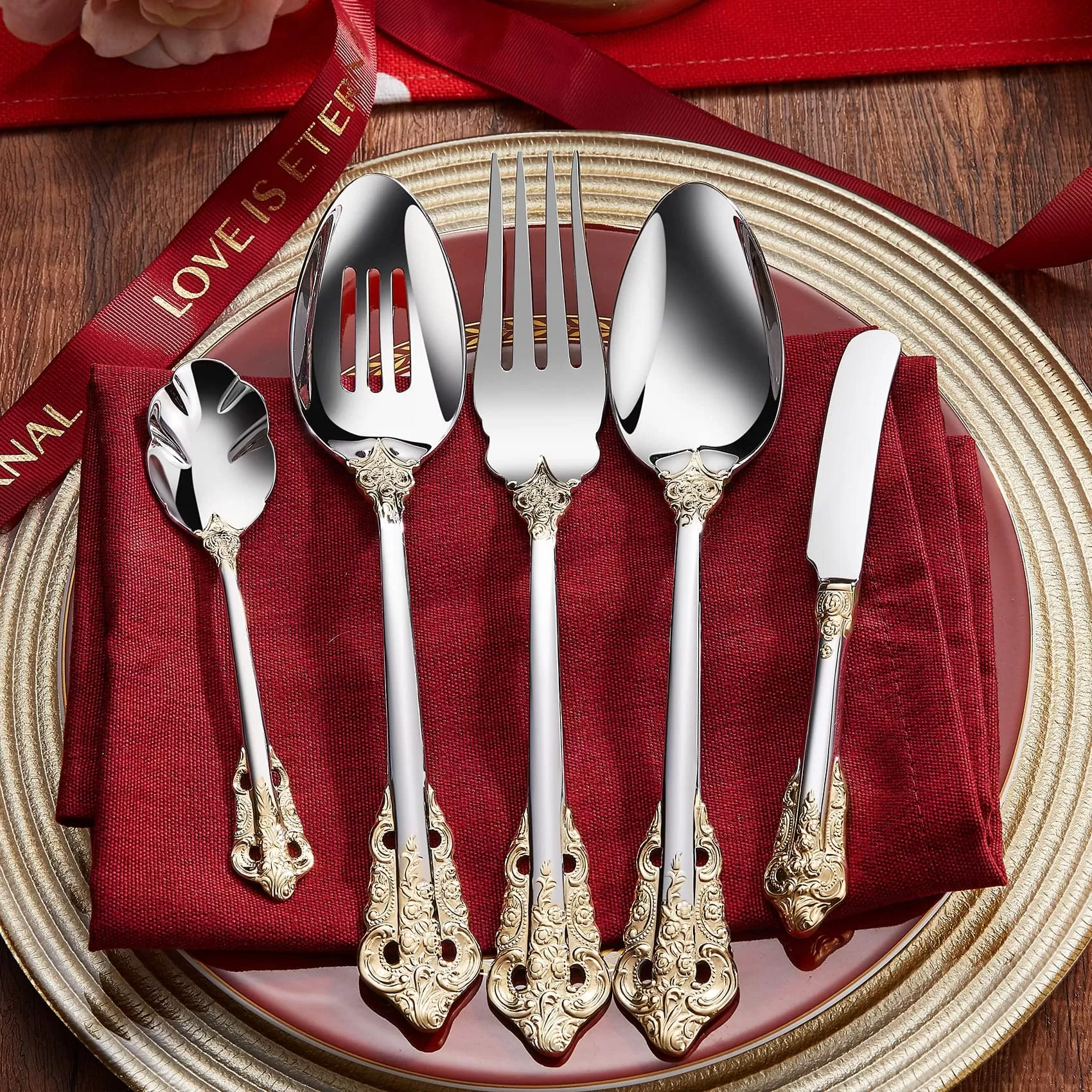  Luxury Steel Stakeware Bested Factory Factory Factory </dzz3293893> Luxury rustfrit stålbestæt sæt producent i Kina </dzz3293891> <dzz3293893> LOOKSUSY STÅRE STRYLESS STEELLES STEELS BAXWARE SET FAIRTORI FAYRI FAYRAY I Kina 