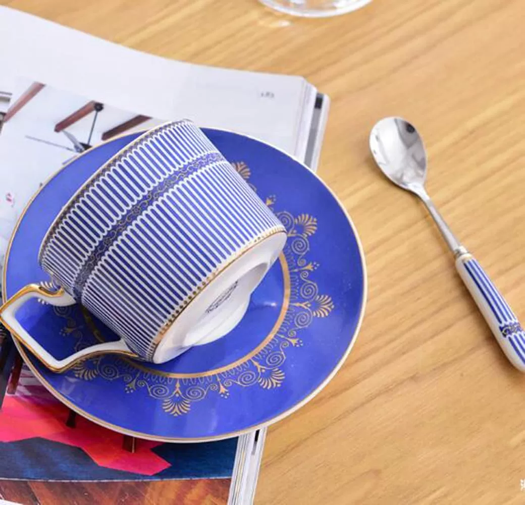 Elegant Bone China kop og underkop Engros