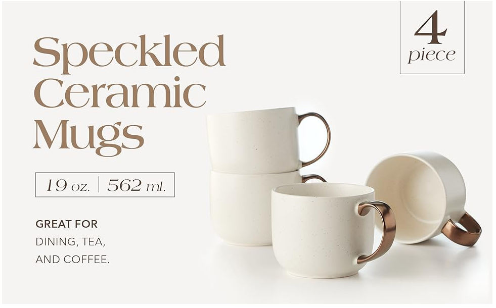 19 oz Round Ceramic Stoneware Coffee Mug Set wholesale in China