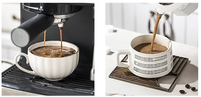 Cup espresso gốm có tay cầm ở Trung Quốc