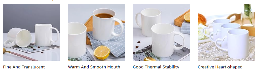 blank sublimation mugs wholesale in china