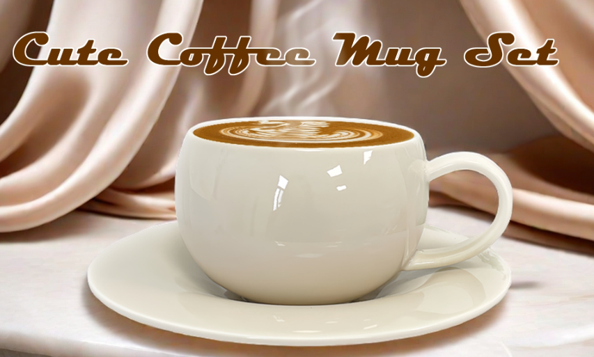 Ceramic Latte Art Cup with Saucer Wholesale in China