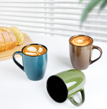 12oz cốc cà phê gốm lớn bán buôn ở Trung Quốc