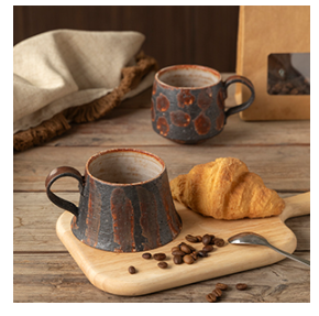  5,5 ounces Pottery Coffee Cugs bán buôn ở Trung Quốc