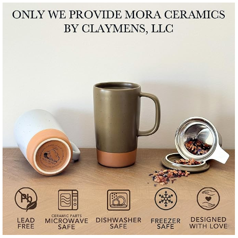 中国の卸売リーフインフューザー付きセラミックティーマグ 中国の卸売リーフインフューザー付きセラミックティーマグ