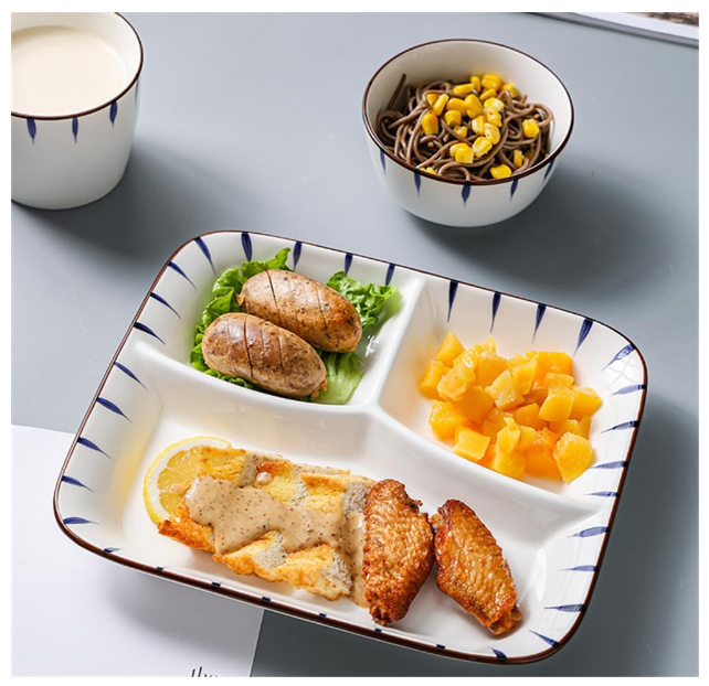 Porcelain Divided Plate Wholesale in China