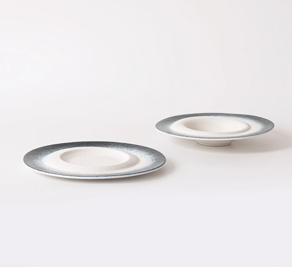 Hot Sale Matte White Ceramic Plates Wholesale For Pasta