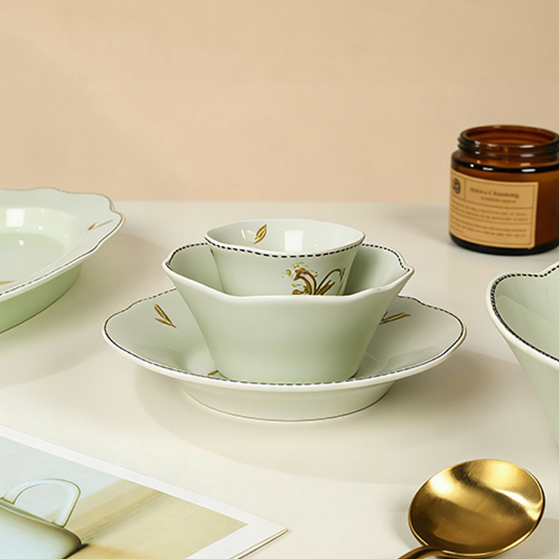 Embossed Porcelain Tableware Wholesale in China