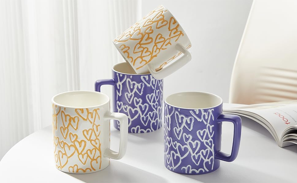 Heart-Shaped Porcelain Coffee Cups Wholesale | Leading Supplier in China