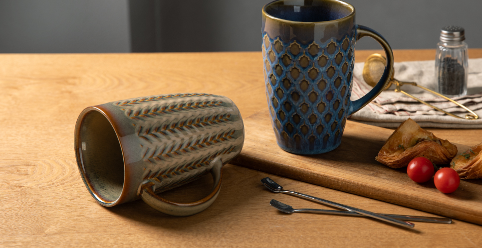 Large Modern Ceramic Coffee Mugs with Handle – Wholesale Supplier in China