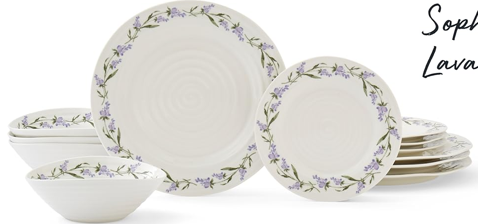 Lavandula Salad Ceramic Plate wholesale in China