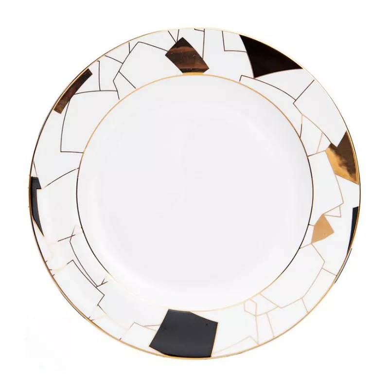 Factory Supply European Style Ceramic Wedding Porcelain Dinnerware Plate Set