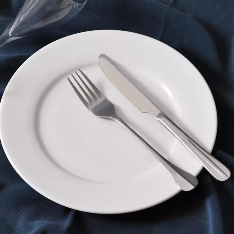Modern Luxury Porcelain Round Dessert Salad Plates