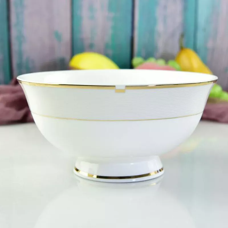 Bone china ceramic bowl