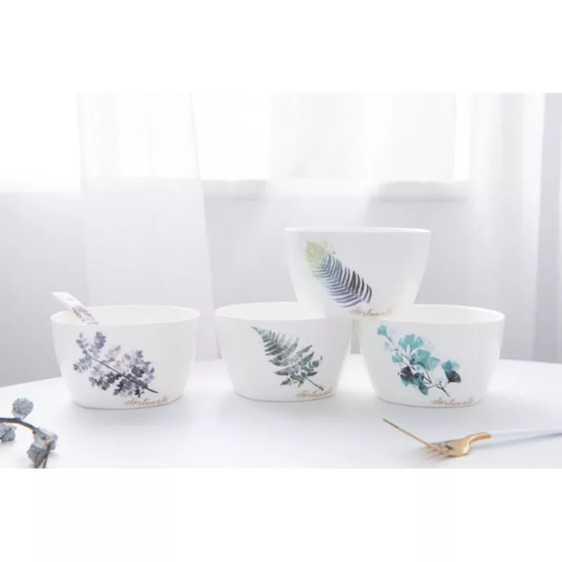 Wholesale fashion design square ceramic bowls