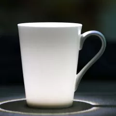White New Bone China Mugs Wholesale in China | Premium Quality by Linkbridge