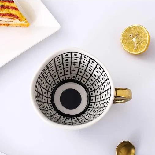 Ceramic Coffee Mug Set with Lids Manufacturer