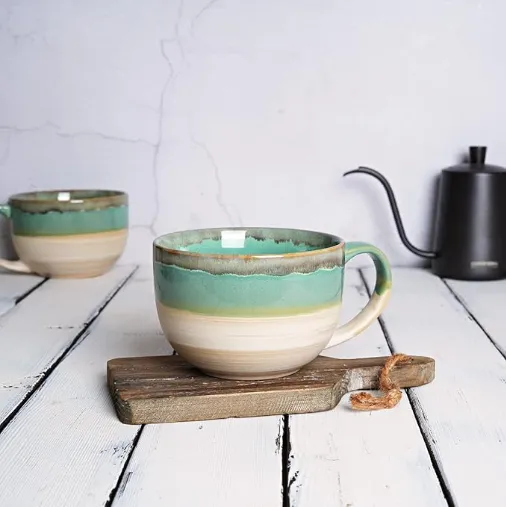 Ceramic Jumbo Coffee Mug Set Factory in China