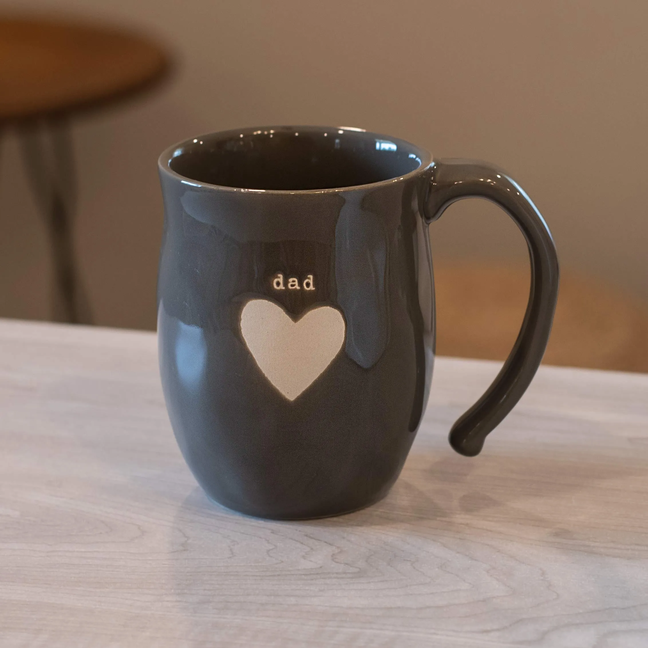 Dad Heart Inspirational Ceramic Stoneware Coffee Mug Factory