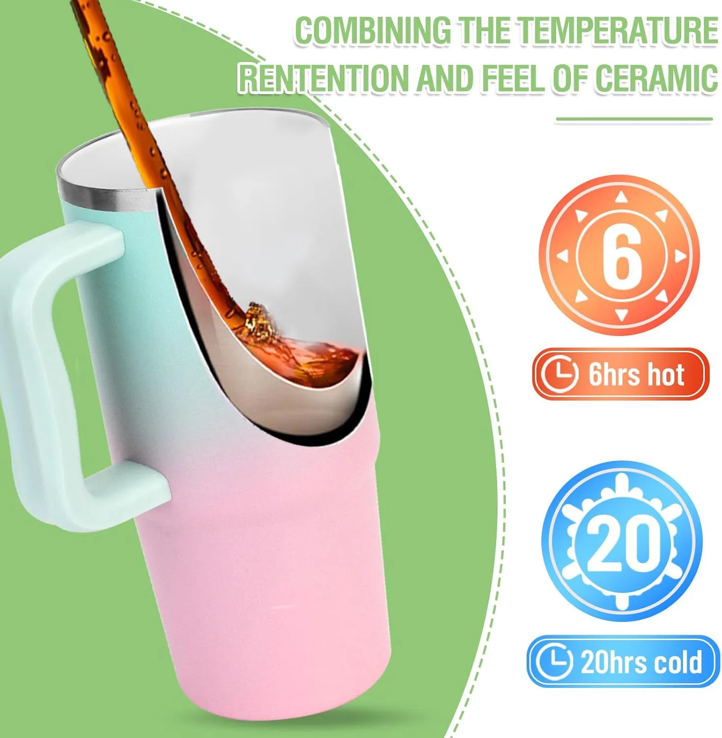Wholesale ceramic interior tumblers 