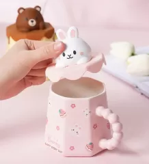 14oz Ceramic Funny Animal Mug Wholesale in China