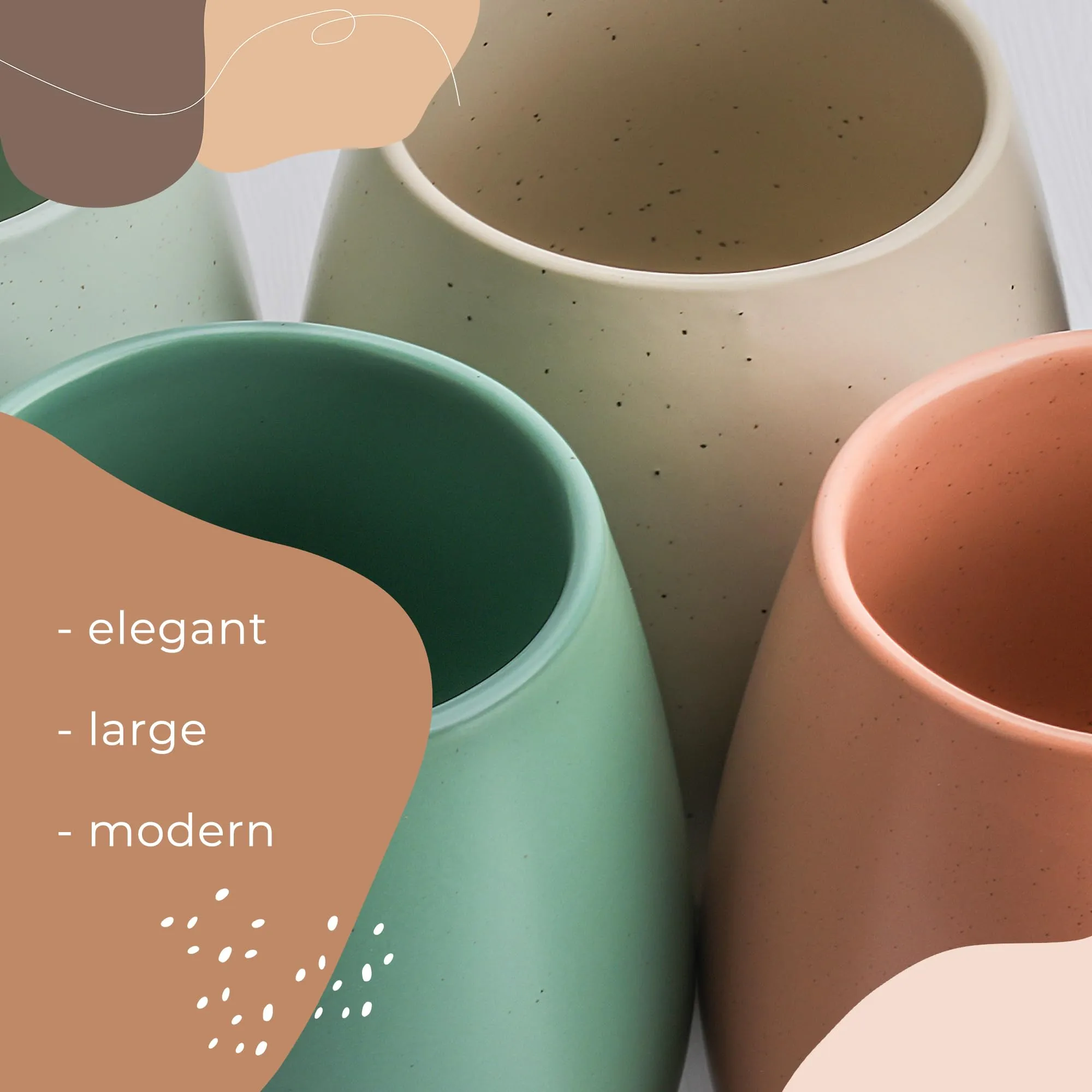 Large stoneware coffee mugs supplier