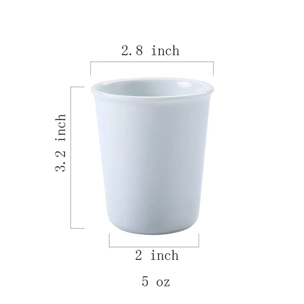 Ceramic mouthwash cups