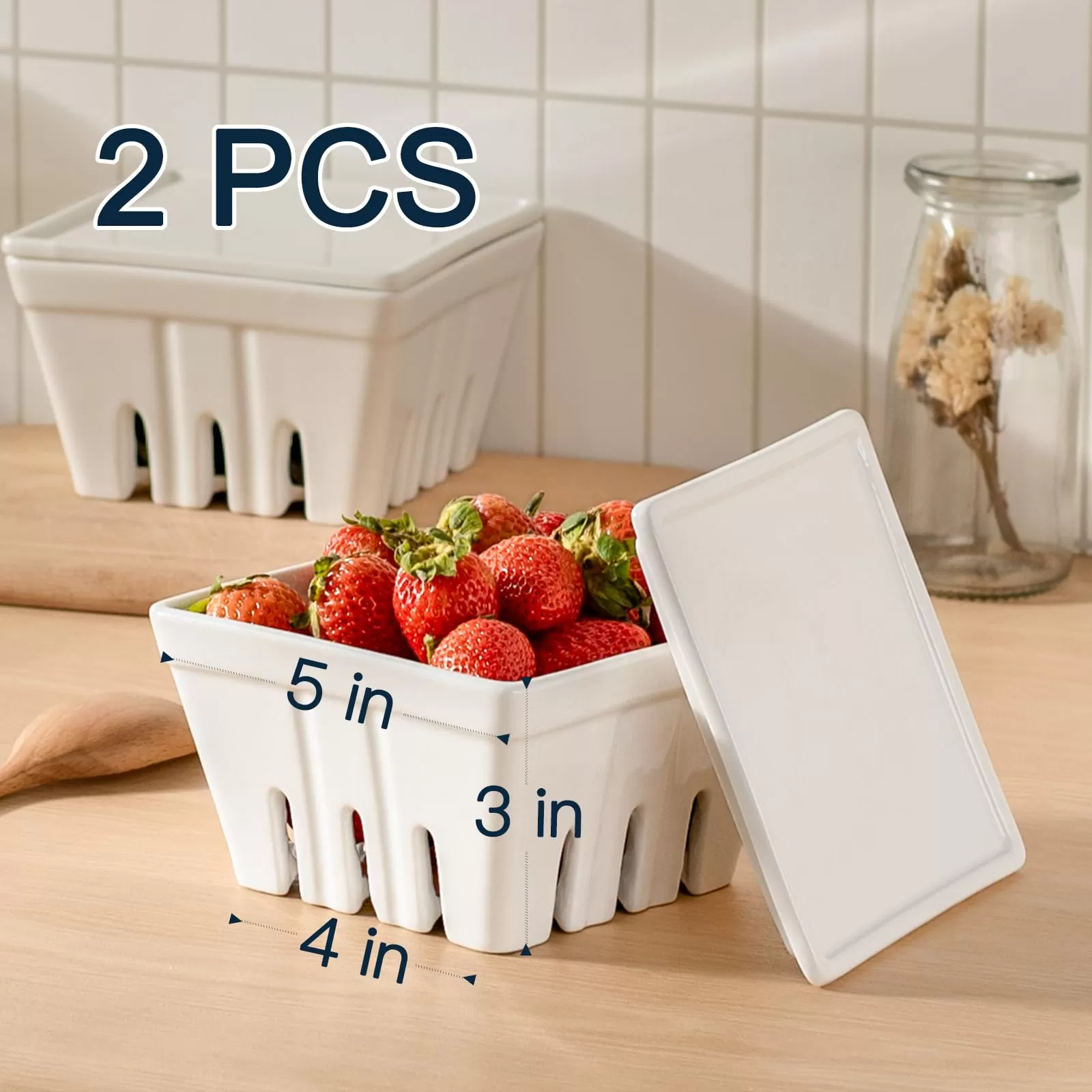 ceramic fruit basket