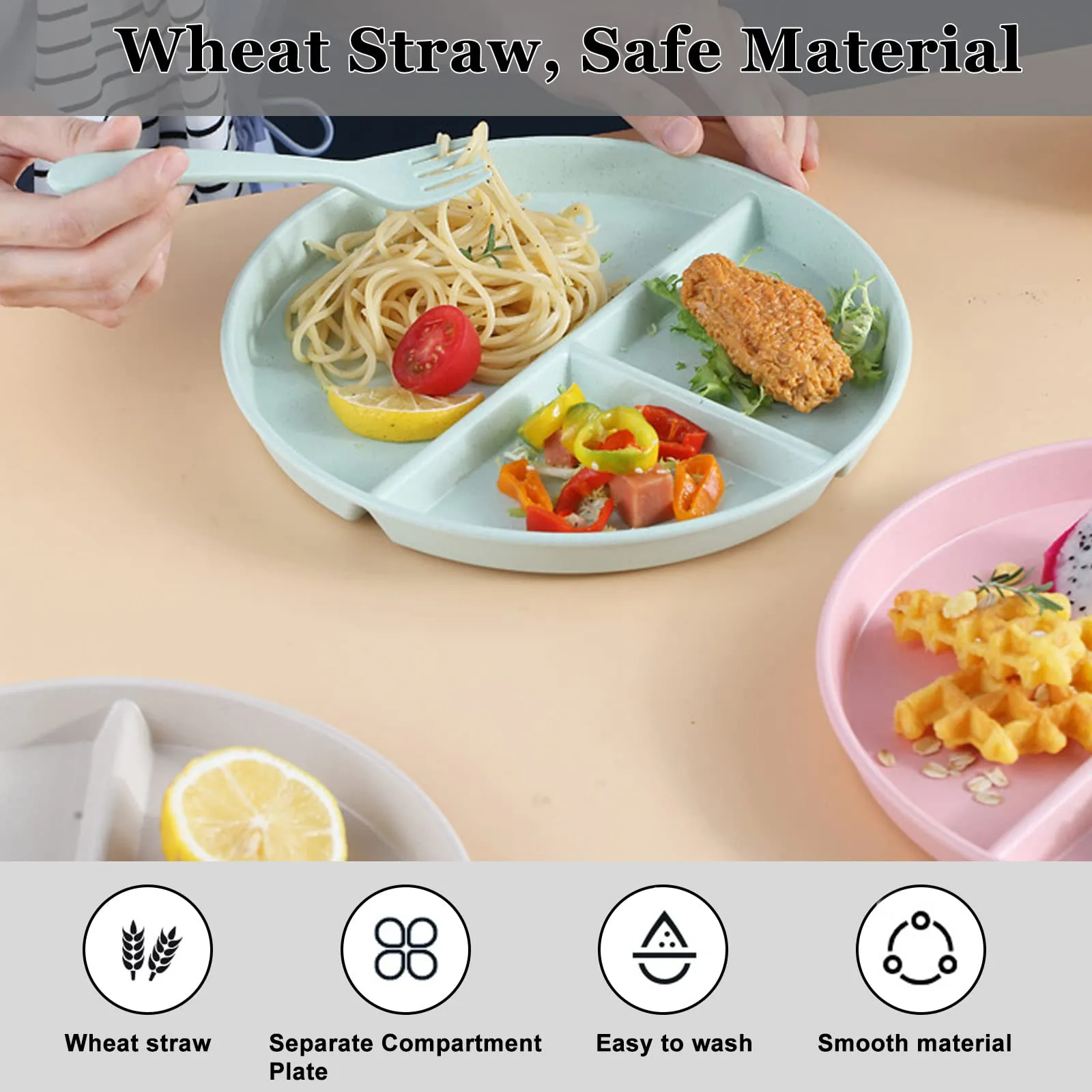 Porcelain Compartment Plates Wholesale