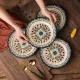 Ceramic Floral Salad Shallow Plate Wholesale in China | Elegant Handmade Dinnerware