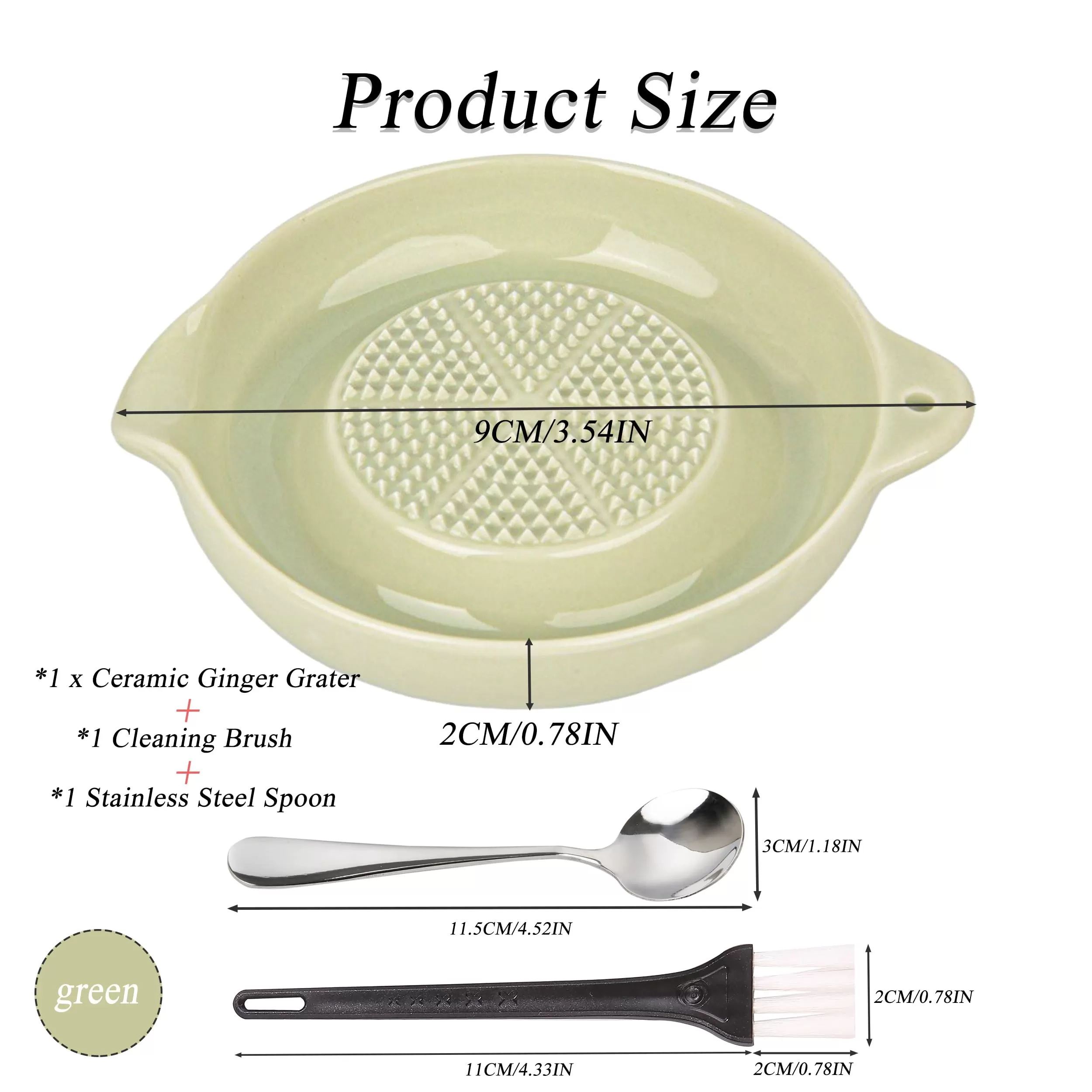 Porcelain Ginger Grater