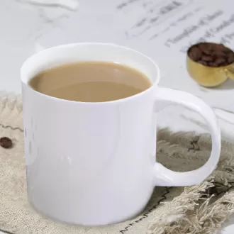 ceramic blank sublimation mugs , Lightweight Bright Porcelain Tea Cups with Handle, Classic Ceramic Coffee Cups for Tea, Hot Cocoa, Milk, Machine Washable
