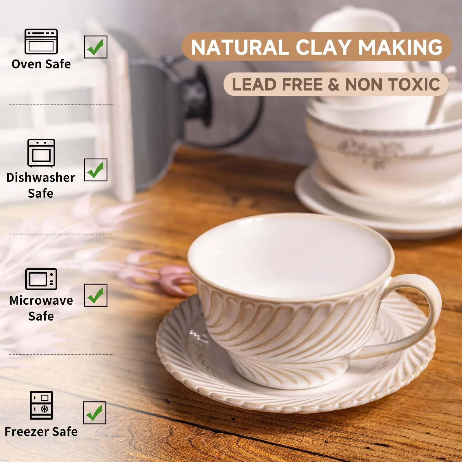 wholesale ceramic cup and saucer manufacturer