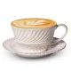 Ceramic Latte Cup with Saucer Wholesale in China – Premium Porcelain Sets for Cafés and Retailers