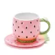 Charming Ceramic Strawberry Coffee Cup with Saucer Wholesale in China – Add a Touch of Whimsy to Your Drinkware Line