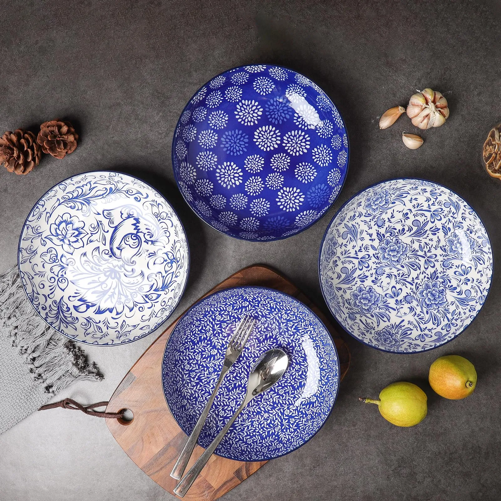 Ceramic pasta serving bowl China supplier