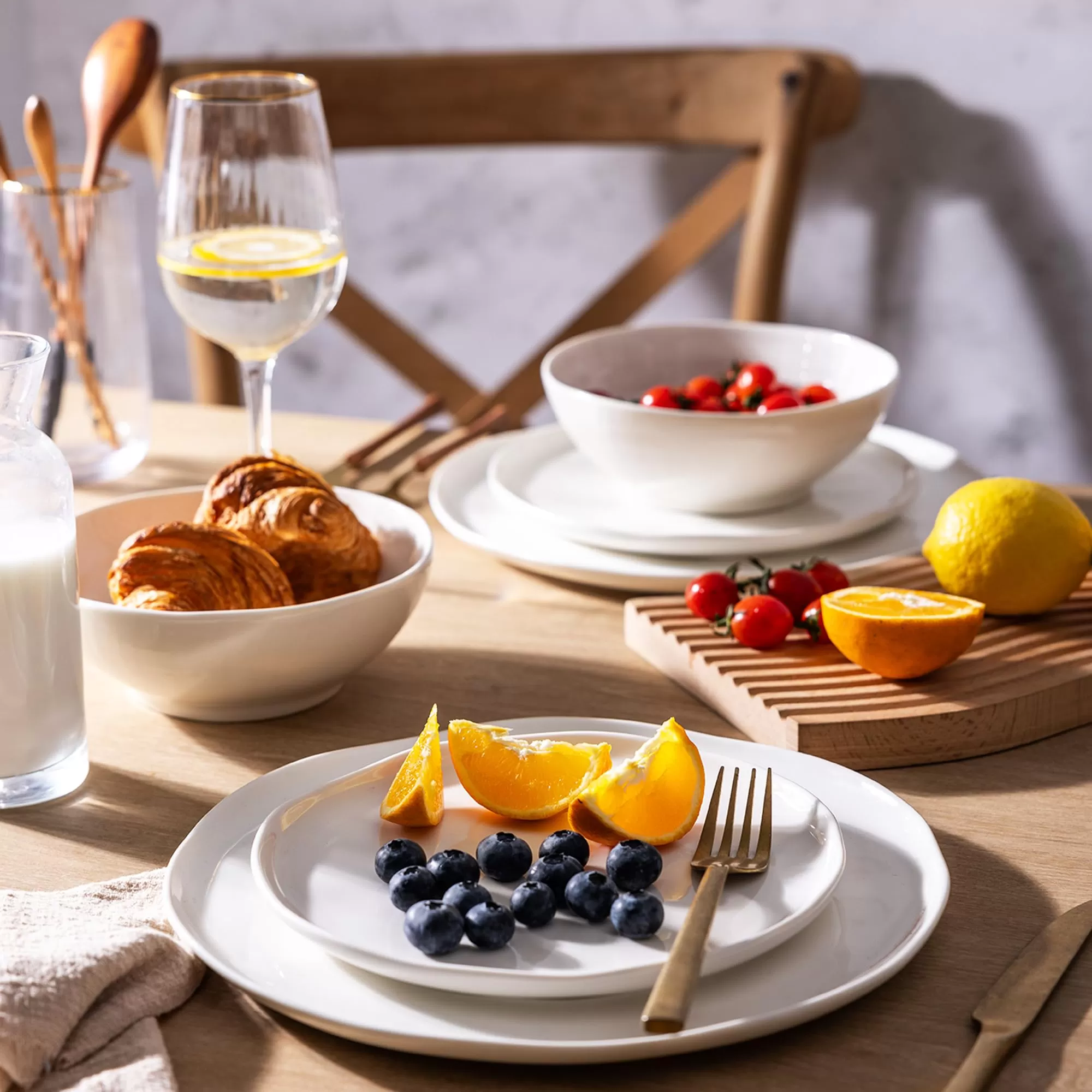 wavy edge porcelain dinner plates wholesale