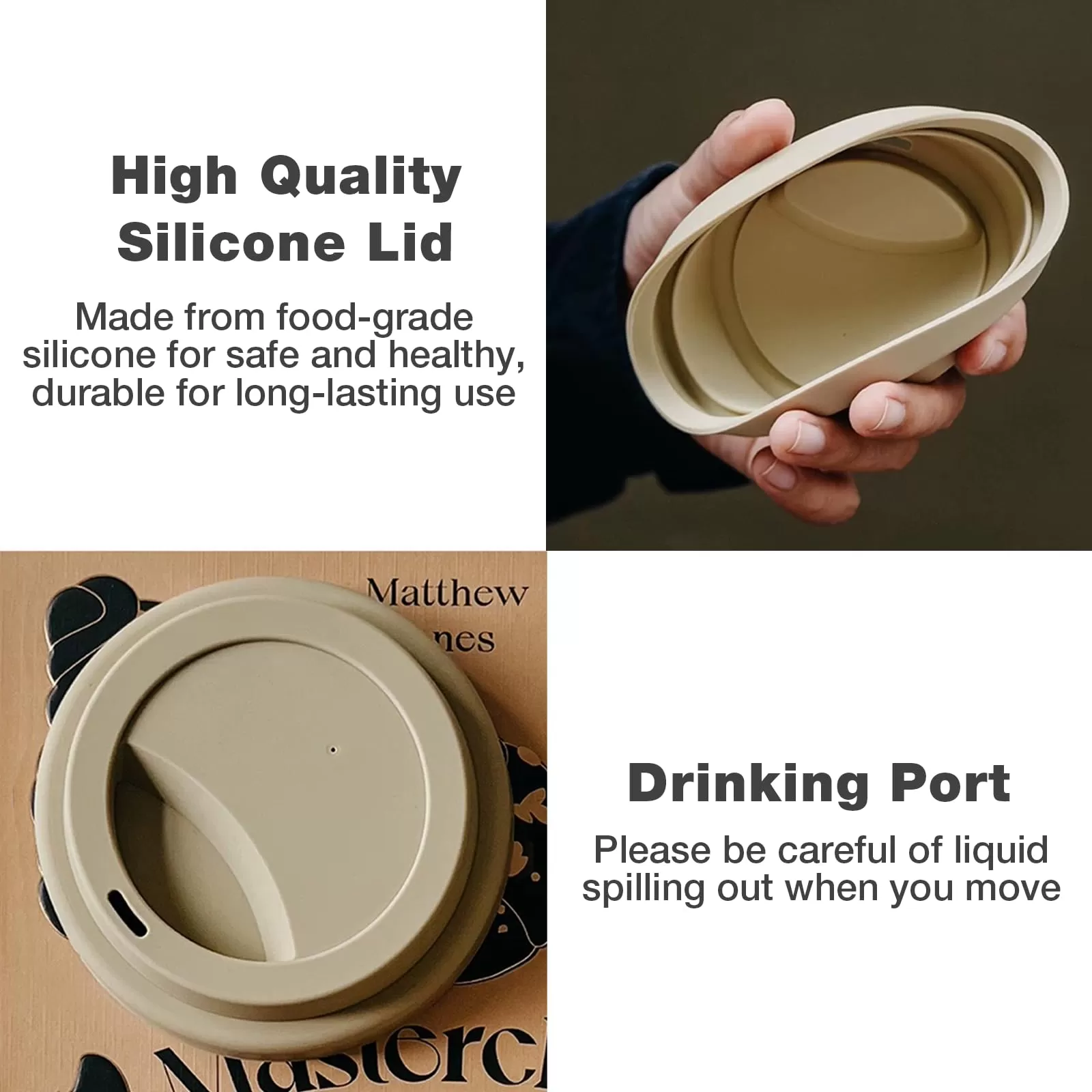 ceramic coffee mugs with lid and handle