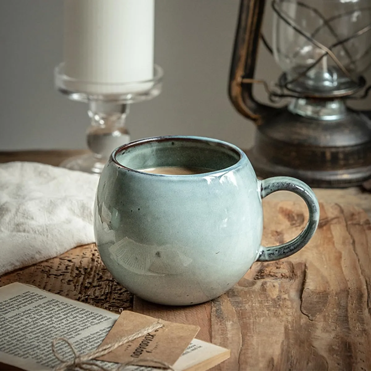 Custom big round coffee cup China