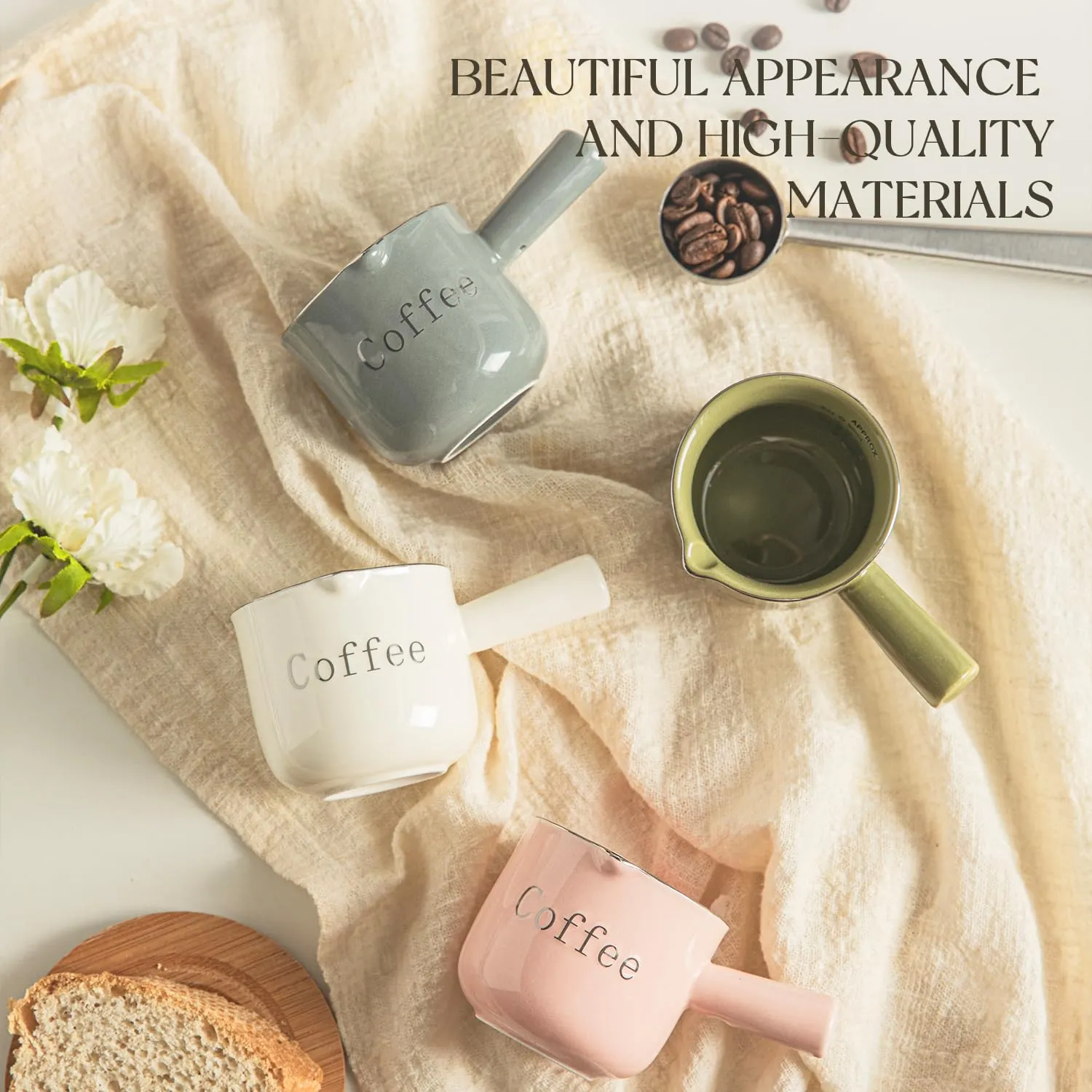 Green ceramic espresso mugs bulk supplier