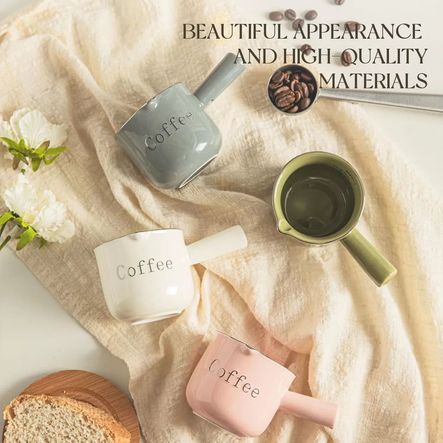 Green ceramic espresso mugs bulk supplier