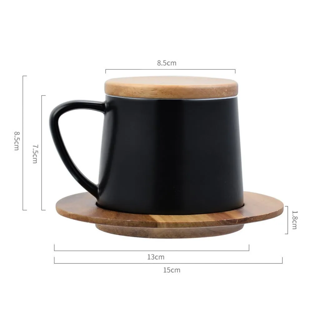 China ceramic mug OEM with wooden top
