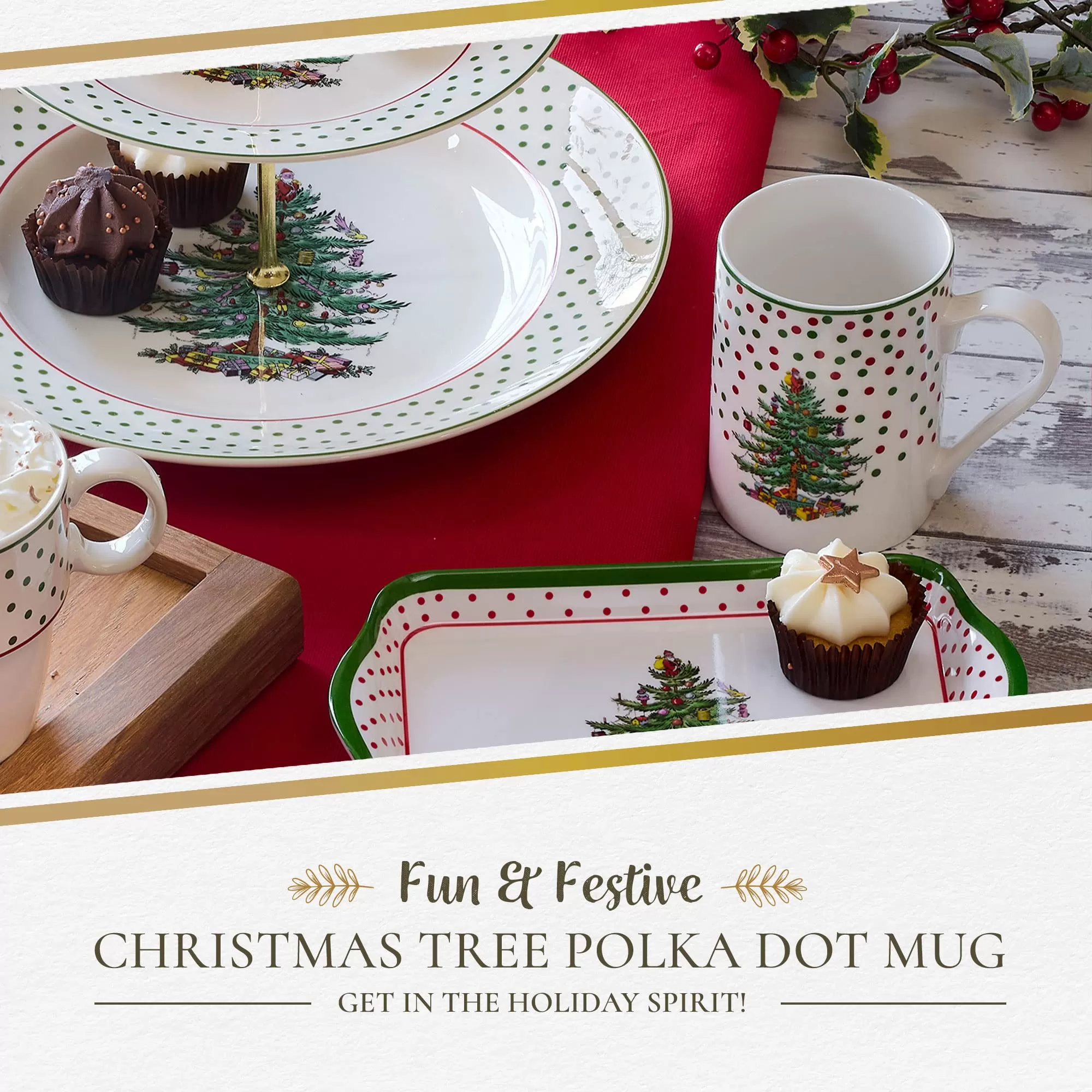 Polka dot Christmas cups wholesale China