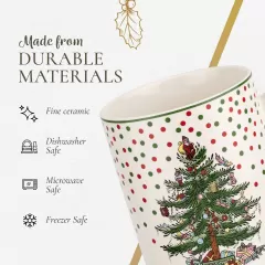 Festive Elegance: Christmas Tree Polka Dot Mug Wholesale in China