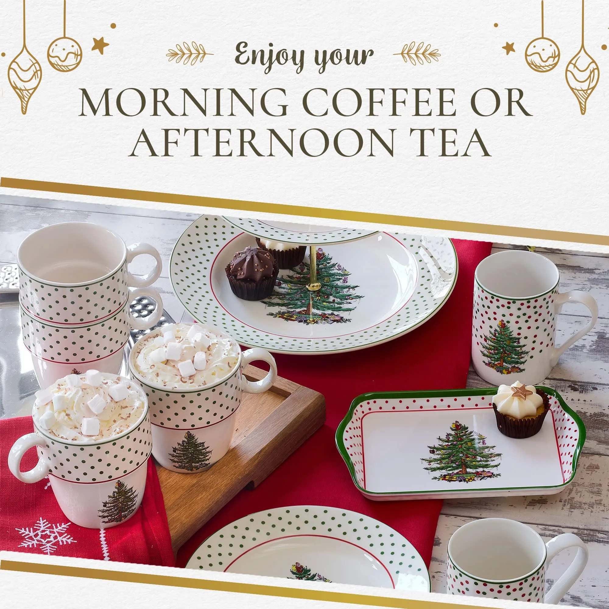 Holiday stackable mugs wholesale China