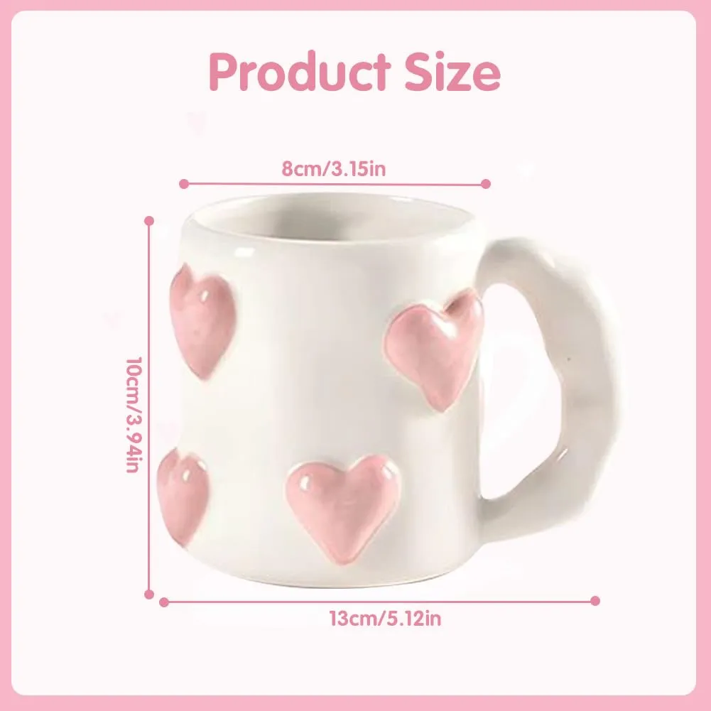 Valentine’s Day ceramic heart mug wholesale