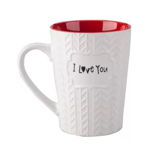 Ceramic Holidays I Love You Mug 16 oz Coffee Tea Cup for Dad/Father/Mom/Grandma/Ladies/Wife,Birthday/Christmas/Anniversary/Valentine,  Mugs