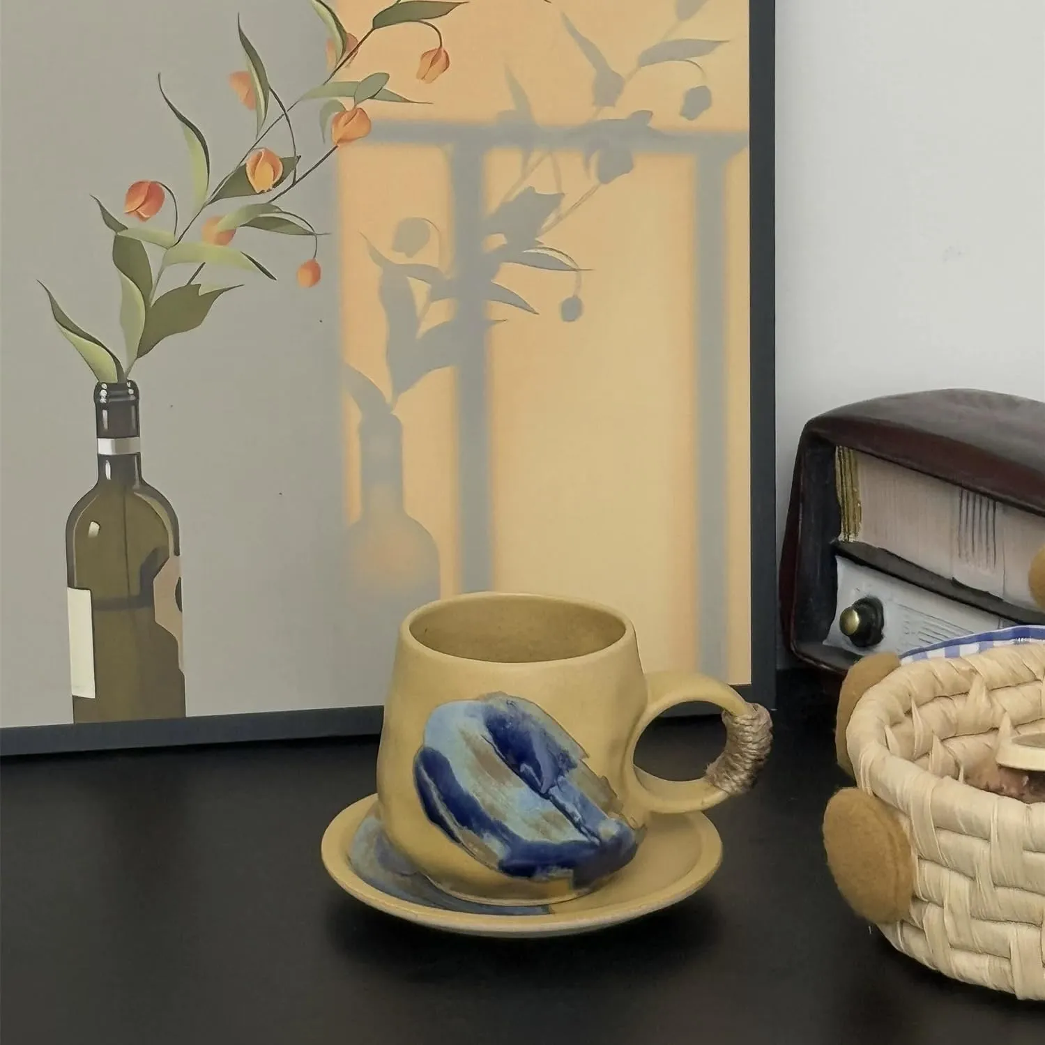 ceramic cappuccino set wholesale